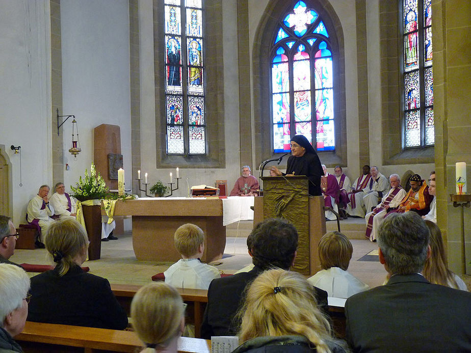 Festgottesdienst zum 50jahrigen Priesterjubiläum von Stadtpfarrer i.R. Geistlichen Rat Ulrich Trzeciok (Foto: Karl-Franz Thiede)